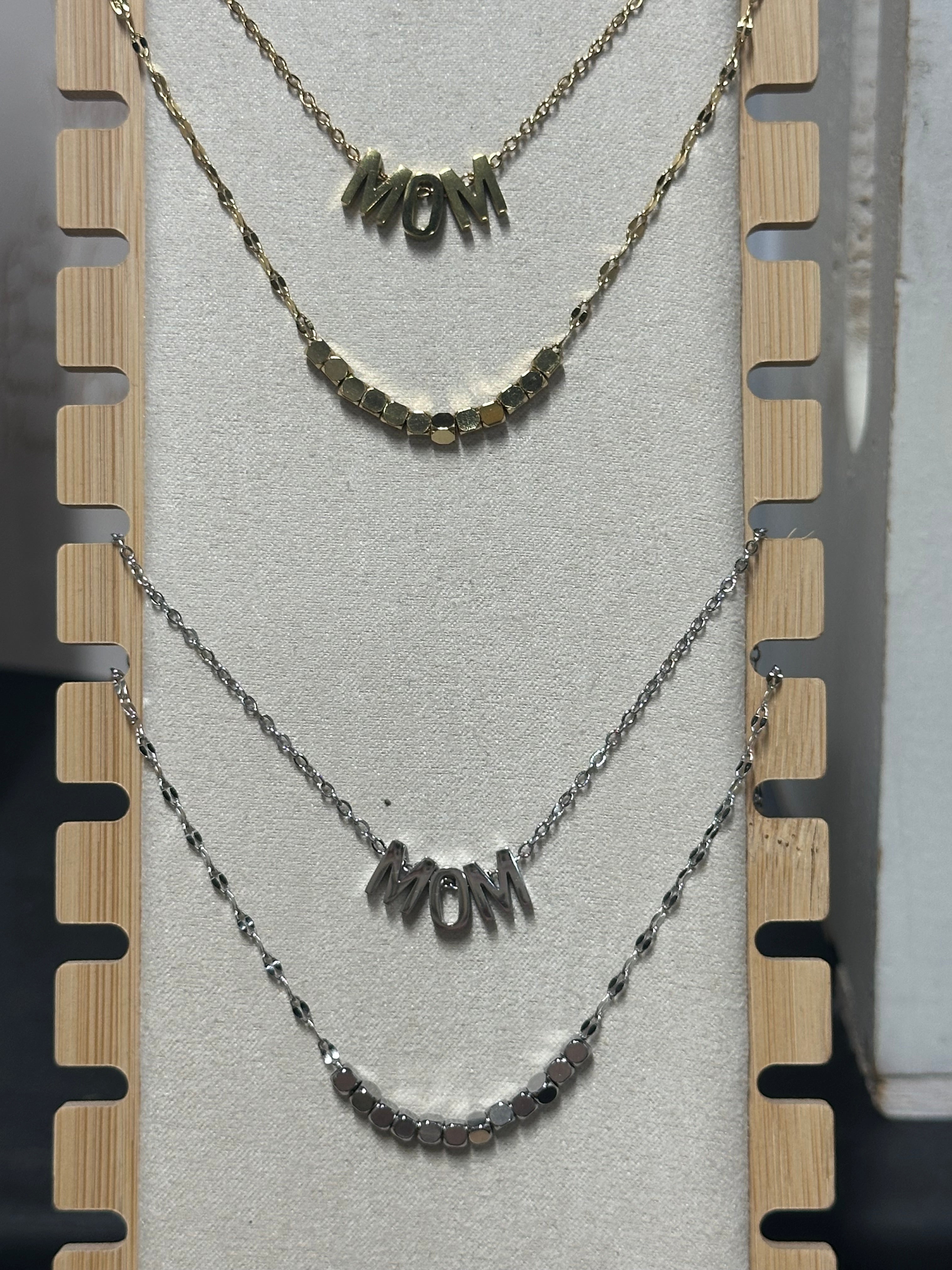 Square beaded necklace